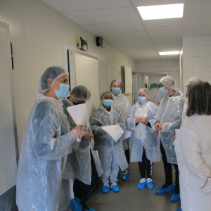 visite des installations de cuisine