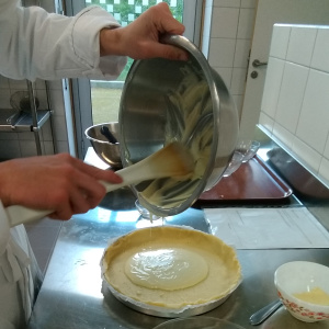 tarte au chocolat blanc potiron